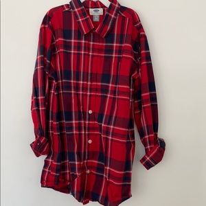 Kids plaid button down shirt